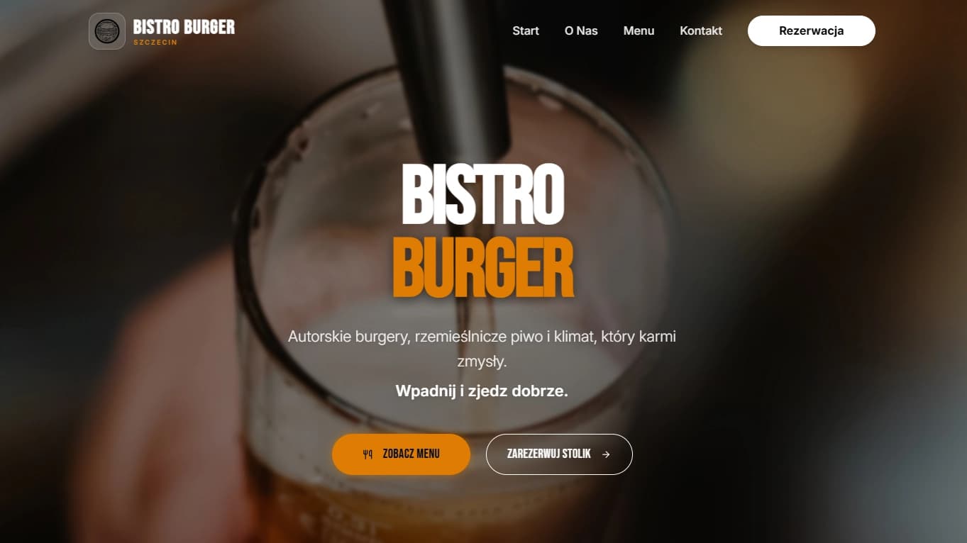 Restaurant Mockup — screenshot